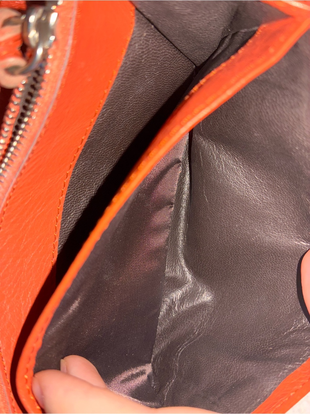 CHLOE full size snap pinkish coral Studded Leather Wallet - Picture 3 of 7
